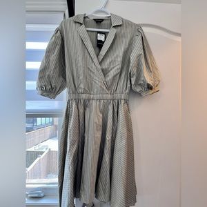 Club Monaco Collared A-line dress
